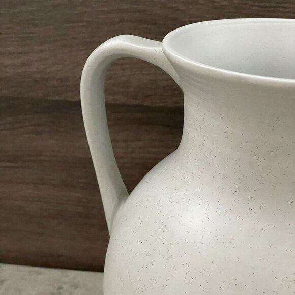 Amber Lewis Anthropologie Jayme Two-Tone Handled Porcelain Pitcher 125oz 10.25"H - Picture 6 of 11